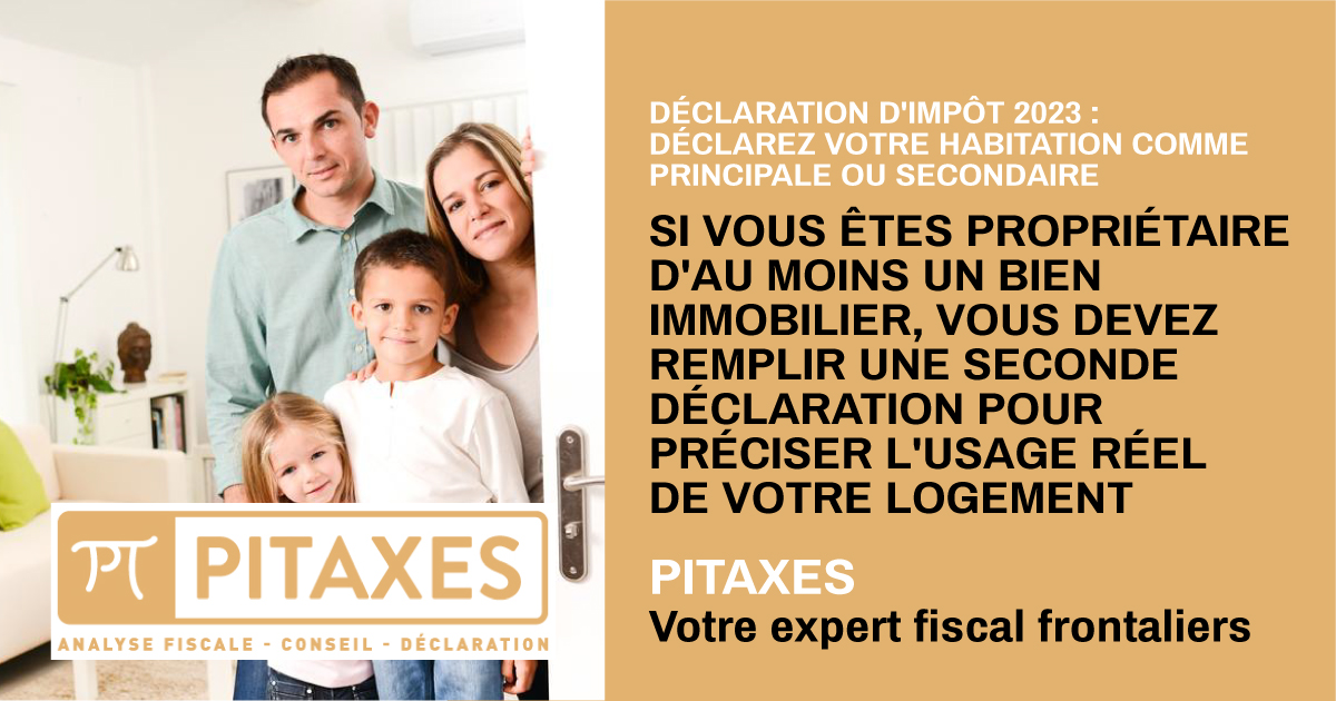Déclaration d&rsquo;impôt 2023 : déclarez votre habitation comme principale ou secondaire